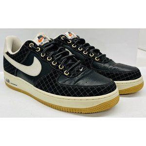 Nike Air Force 1 Low Black Diamond 488298-095 - VG (G2B7)